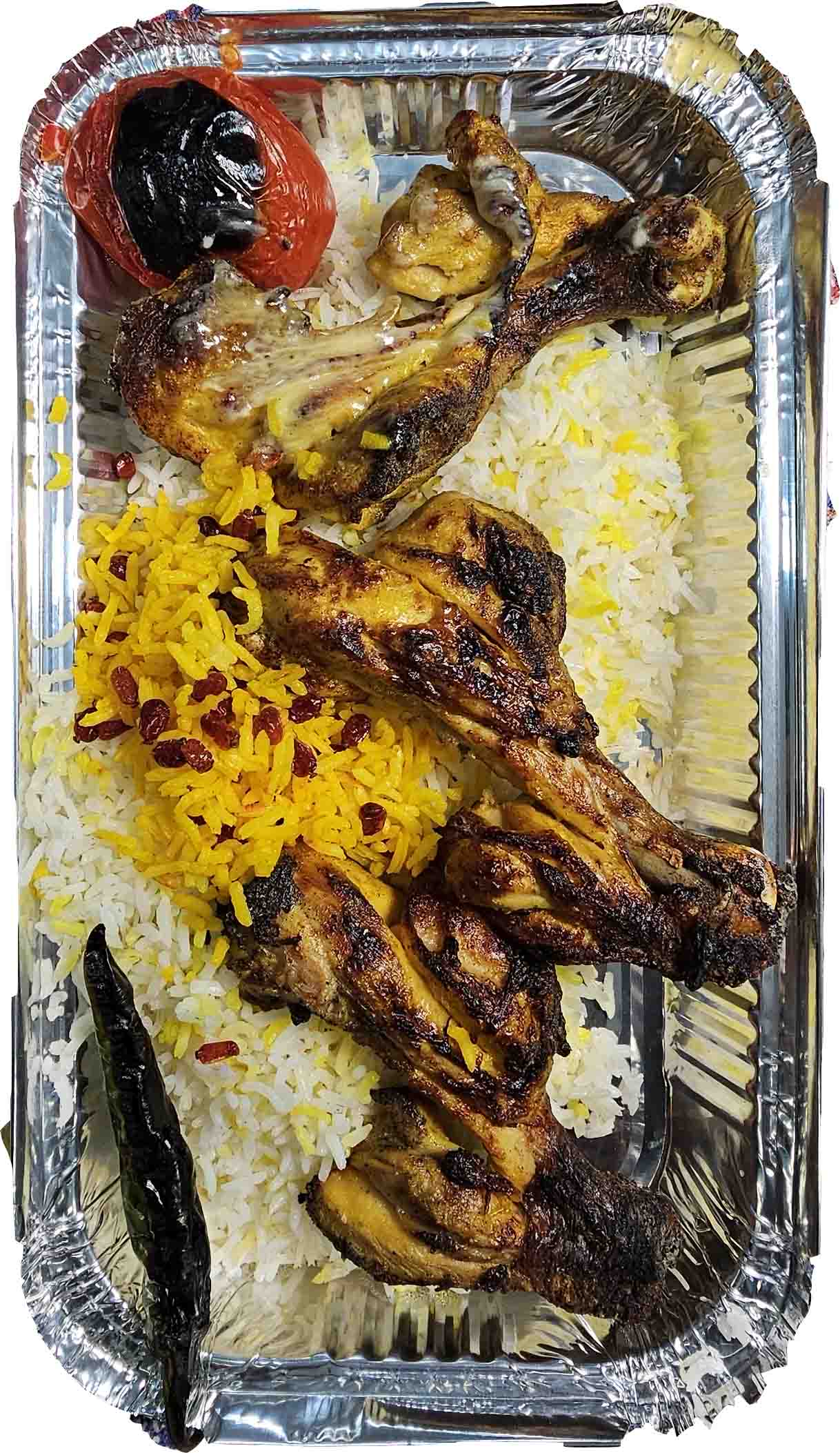 کباب شکاری ران زعفرانی